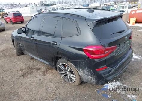 2020 BMW X3 M z USA, uszkodzony, nr VIN 5YMTS0C00LLT10162